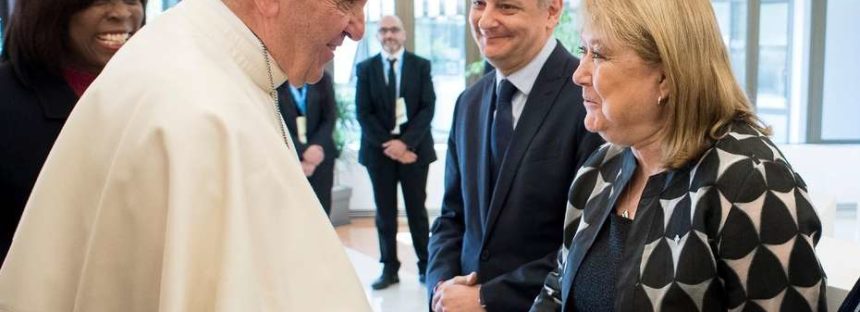 Susana Malcorra se reunió durante una hora con el Papa Francisco