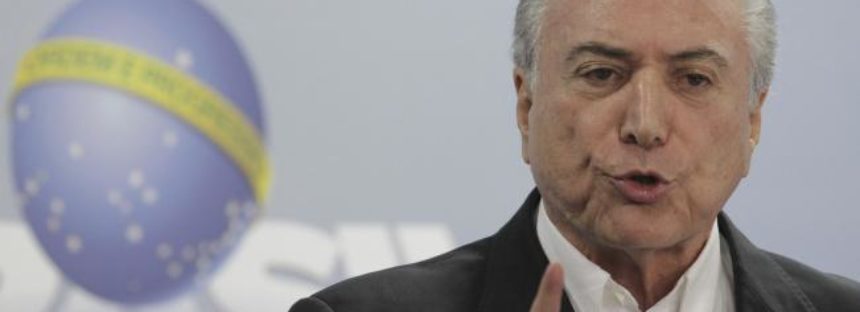 Michel Temer reiteró que no va a renunciar y desafió: «Si quieren, que me derriben»