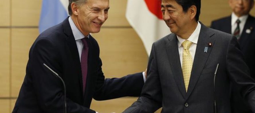 Macri firmó una serie de acuerdos con el primer ministro japonés