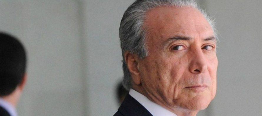Brasil: Temer fue grabado mientras ordenaba el pago de una coima