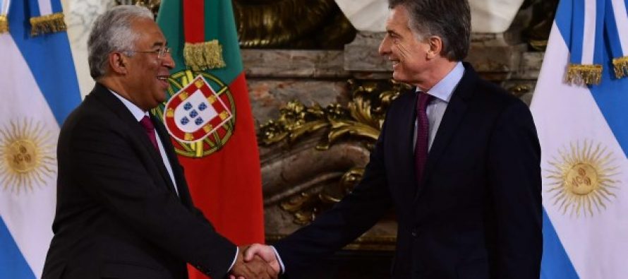 Macri recibió al primer ministro de Portugal y hablaron de un posible acuerdo Mercosur-Unión Europea