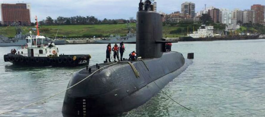 Desapareció un submarino de la Armada Argentina cerca de Puerto Madryn