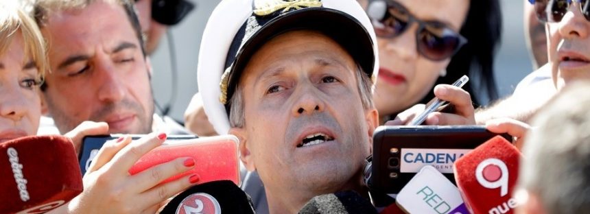 La Armada informó que no hay rastros del submarino perdido