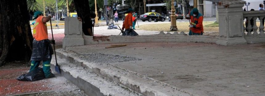 La Ciudad exige a organizaciones sociales que asuman el costo de la reparación de Plaza Congreso