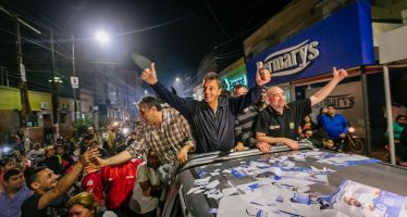 Massa acompañó la reelección de un candidato clave en Santiago del Estero