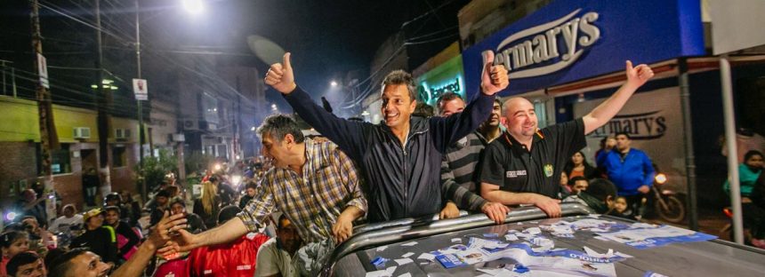 Massa acompañó la reelección de un candidato clave en Santiago del Estero