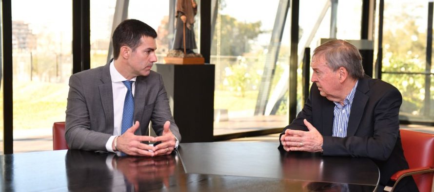 Urtubey se reunió con Schiaretti en Córdoba y llamó a «construir un destino común”