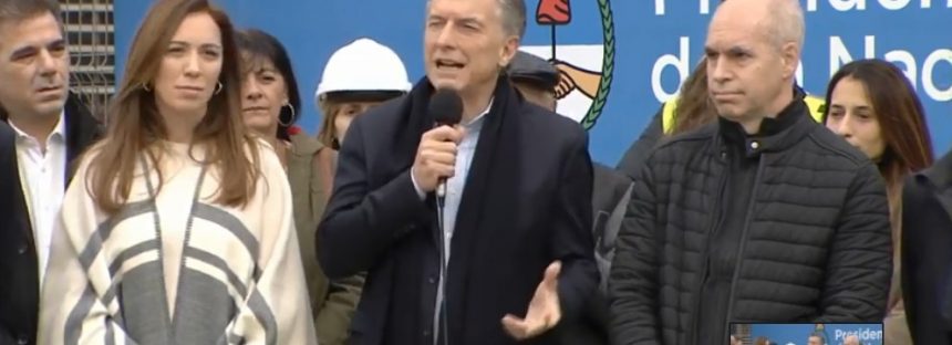 En la inauguración del Viaducto San Martín, Mauricio Macri disparó contra la corrupción