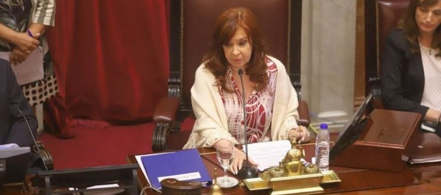 Senado: Cristina Kirchner sólo fue a la mitad de las sesiones que hubo en 2019