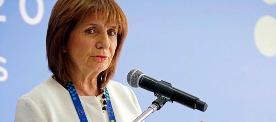 Patricia Bullrich criticó la reforma judicial impulsada por el Gobierno