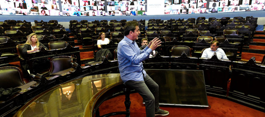 Diputados se prepara para la sesión virtual del jueves
