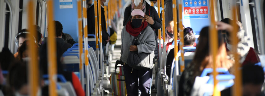Cuarentena estricta en el AMBA: bajó un 30% la utilización del transporte público 