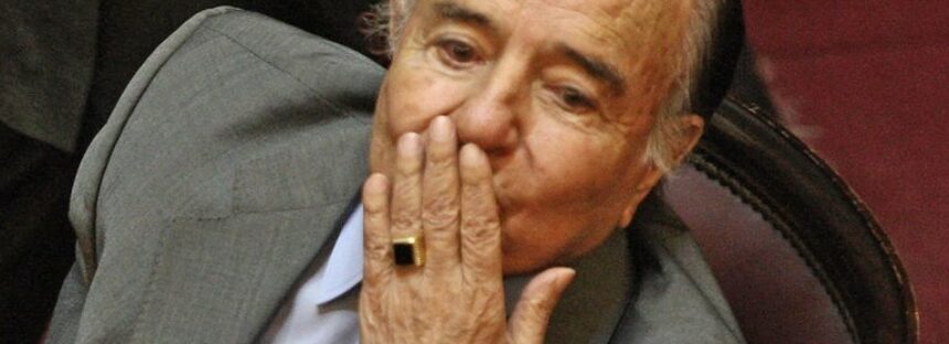 Investigan el robo del histórico anillo que Menem usó durante su presidencia