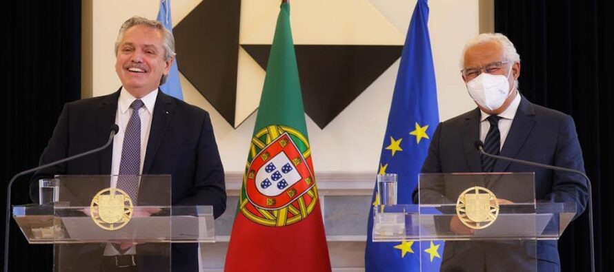 Alberto suma el respaldo de Portugal de cara a las negociaciones con FMI