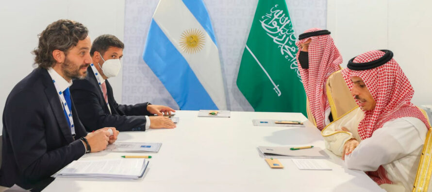 En busca de inversiones, Santiago Cafiero recibió al Príncipe de Arabia Saudita