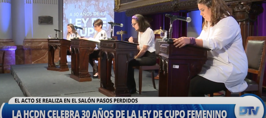 Ley de Cupo Femenino: se conmemoraron 30 años de su implementación