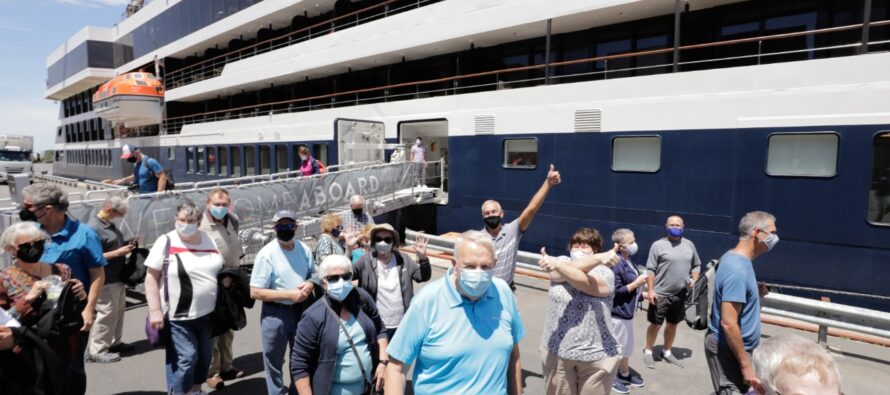 Llegó un nuevo crucero con turistas extranjeros a la Argentina