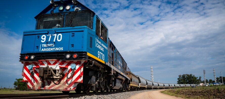 Trenes Argentinos Cargas alcanza récord histórico de traslado de mercadería en 2021