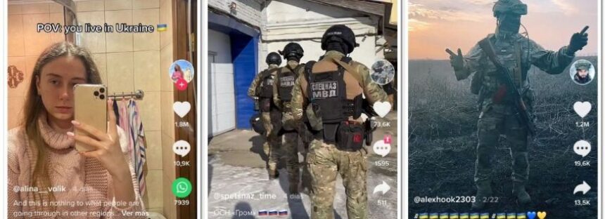 El conflicto entre Rusia y Ucrania es una guerra que se juega en las redes sociales