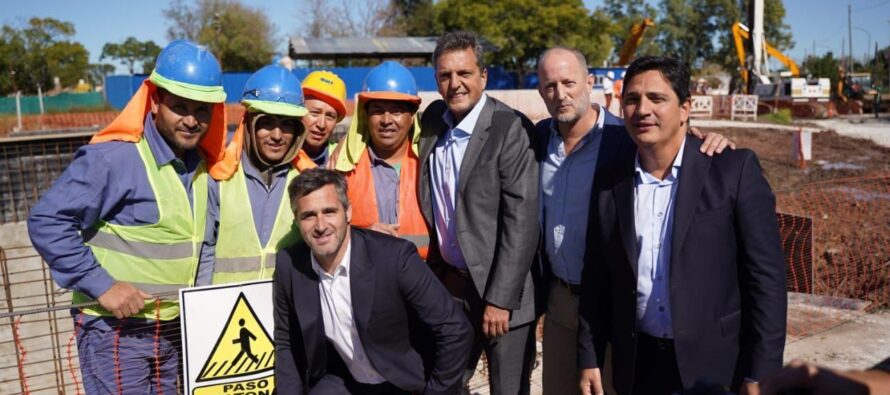 En medio de las internas oficialistas, Insaurralde y Massa se mostraron juntos en Pilar