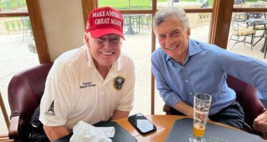 Mauricio Macri compartió un almuerzo con Donald Trump en Palm Beach