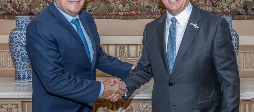 Gerardo Morales y el embajador de EEUU reunidos por las energías renovables