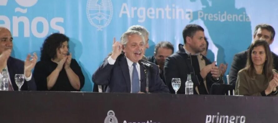 Alberto dijo hay que “enfrentar” a todos aquellos que se opongan a una “patria justa, libre y soberana”