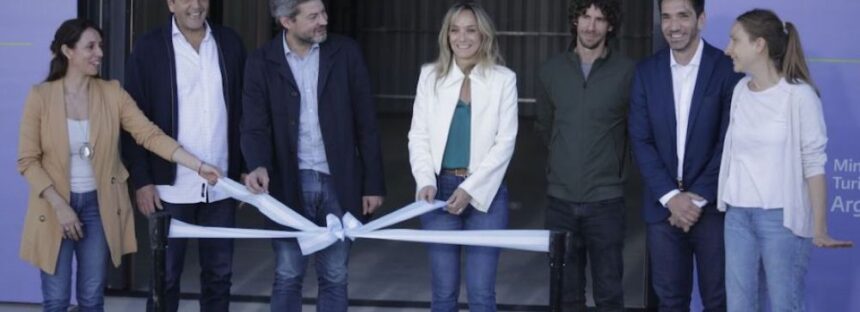 Massa, Lammens y Galmarini presentaron obras en la Pista Nacional de Remo y Canotaje