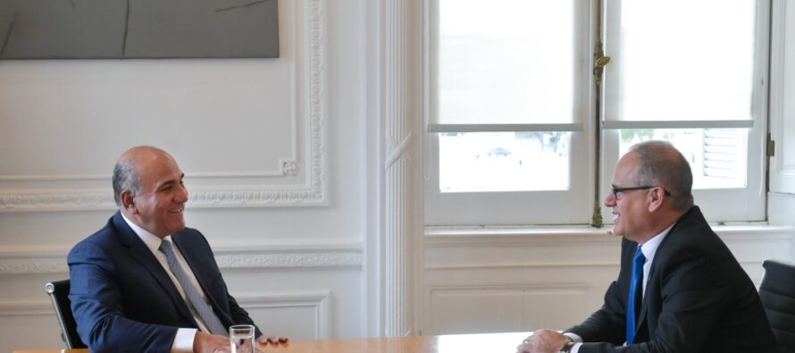 Manzur y un encuentro con el nuevo embajador de Israel «para hablar de los profundos lazos que unen a nuestros pueblos»