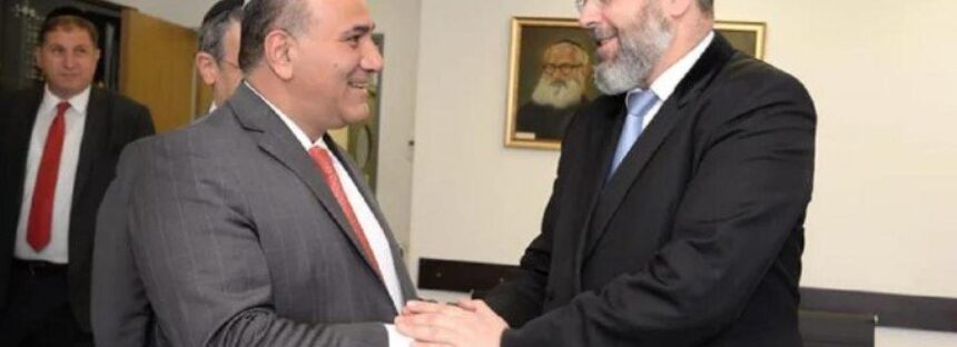 El Gran Rabino de Israel recibió a Juan Manzur