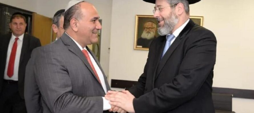 El Gran Rabino de Israel recibió a Juan Manzur