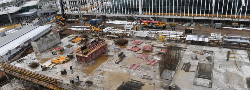 Los avances en la construcción de la moderna terminal en Ezeiza