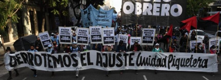 Piqueteros pidieron reunirse con Tolosa Paz y amenazan con un plan de lucha