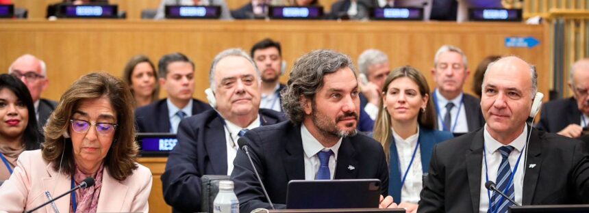 Cafiero reiteró la denuncia por Malvinas ante la ONU
