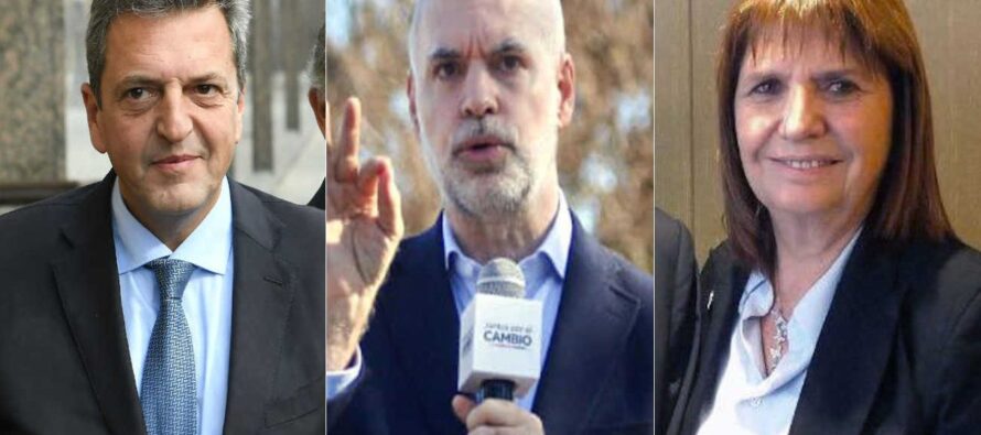 Elecciones: según las encuestas, en un balotaje Massa le ganaría a Bullrich pero perdería con Larreta