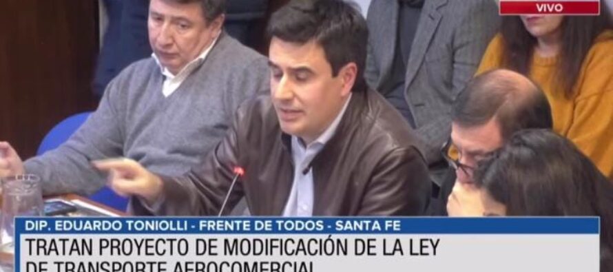 La Cámara Baja dictaminó el proyecto para modificar la ley de transporte aerocomercial