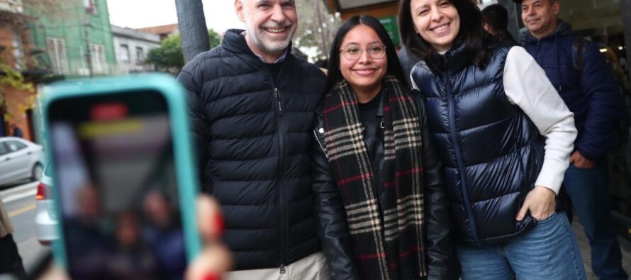 Rumbo a las PASO: Larreta y Soledad Martínez dialogaron con vecinos de Vicente López