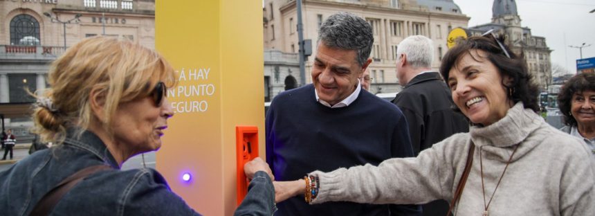 Jorge Macri anunció la implementación de nuevos «Puntos Seguros» en la ciudad: de qué se trata esta iniciativa