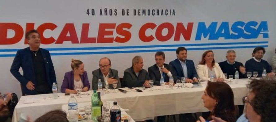 Balotaje: Massa recibió el apoyo de un sector del radicalismo