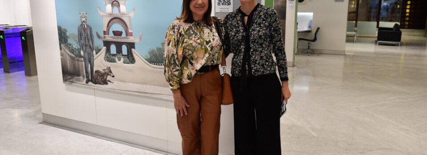 Abril Barrado y Gisela Banzer muestra de arte “antropomorfos”