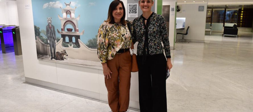 Abril Barrado y Gisela Banzer muestra de arte “antropomorfos”