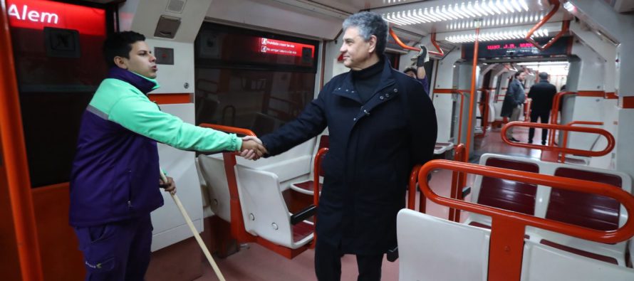 Jorge Macri anunció la renovación de la flota completa en la Línea B del Subte