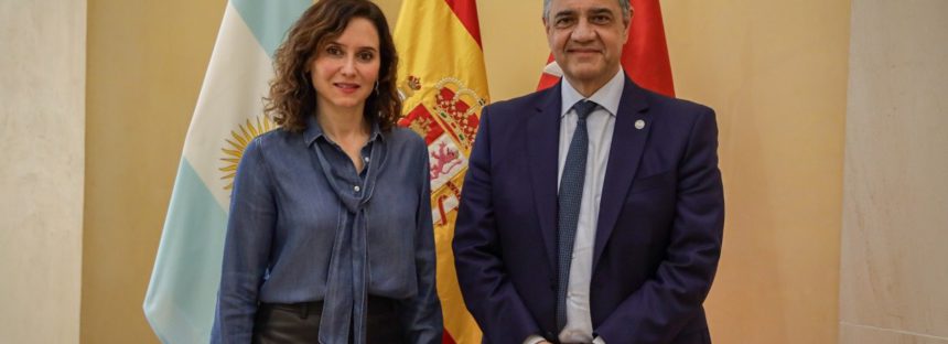 Jorge Macri en España: se reunió con la presidenta de la Comunidad de Madrid