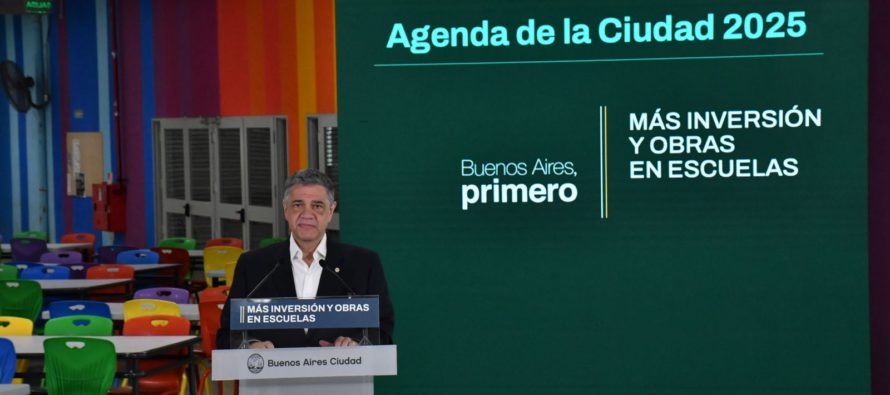 Jorge Macri presentó una fuerte inversión en educación: más de $145 mil millones en obras para las escuelas