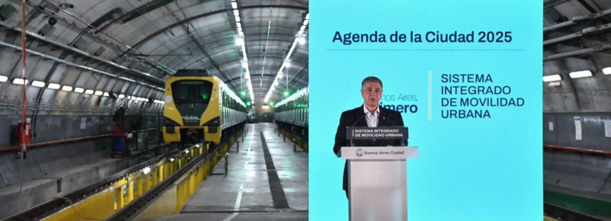 Sistema Integrado de Movilidad Urbana: Jorge Macri anunció que la Ciudad comprará 214 vagones de subtes y sumará la primera línea de colectivos eléctricos