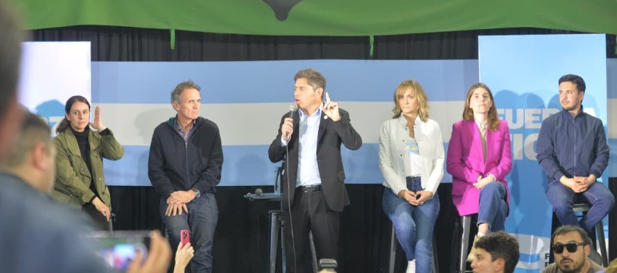 Kicillof llamó a votar por Fuerza Patria contra el modelo de Milei: «Hay que ponerle un freno a la motosierra»