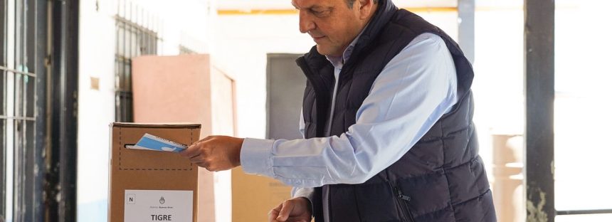 Massa votó en Tigre y llamó a reconstruir la unidad frente al modelo oficialista