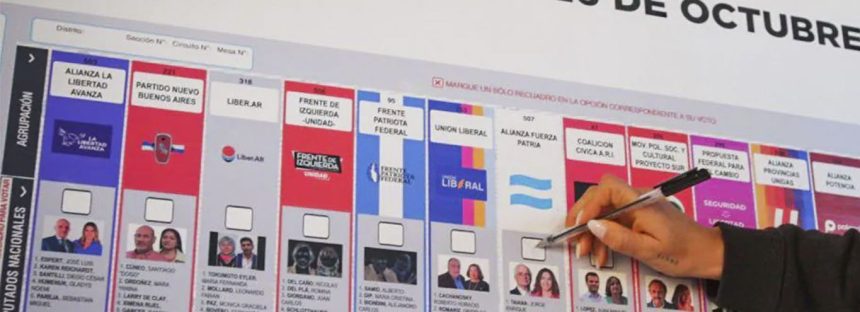 Elecciones Legislativas: Sergio Massa mostró cómo identificar a Fuerza Patria en la Boleta Única de Papel