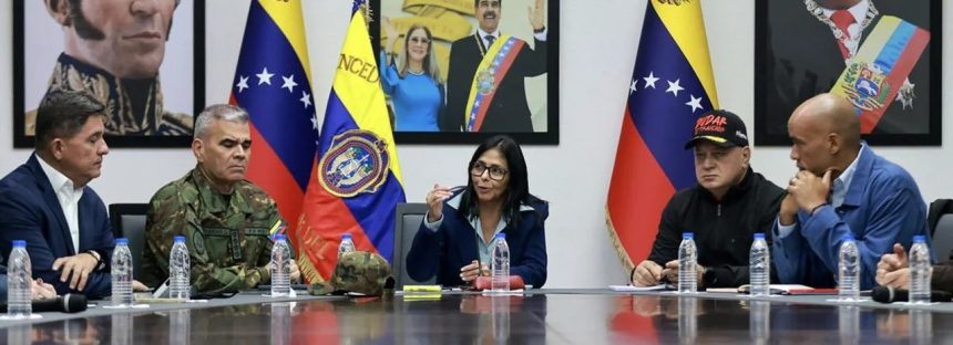 Delcy Rodríguez encabezó su primera reunión de gabinete y envió “un mensaje a Estados Unidos»