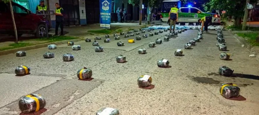 Operativo antidroga en Tucumán: secuestro de marihuana y fuerte despliegue policial